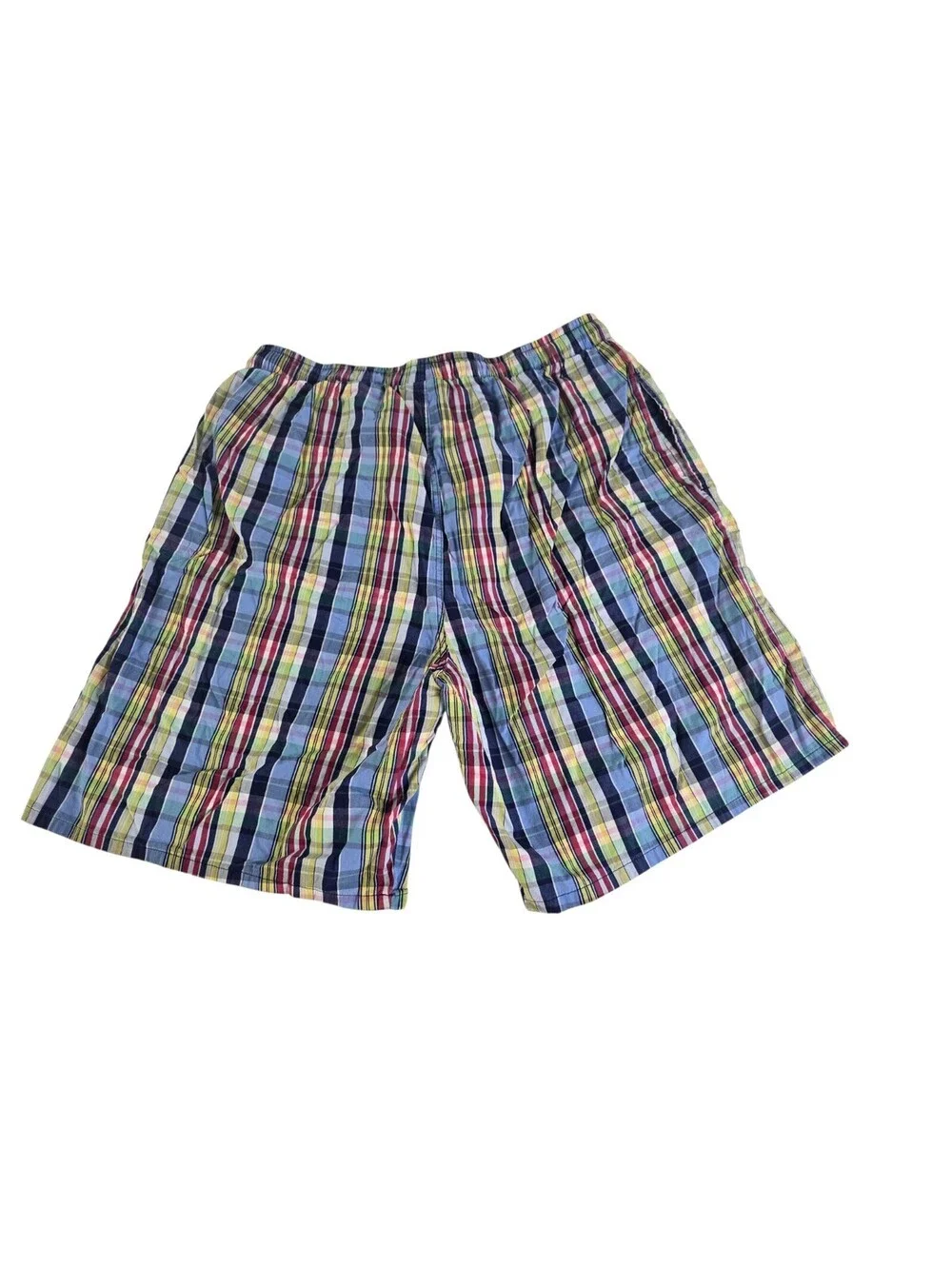 Polo Ralph Lauren Men’s Plaid Cotton Sleep Shorts Size Large Pink Pony Logo